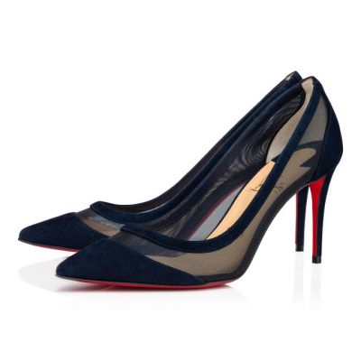 Tacones Galativi Christian Louboutin Mujer - Azul Marino - 1210834M039